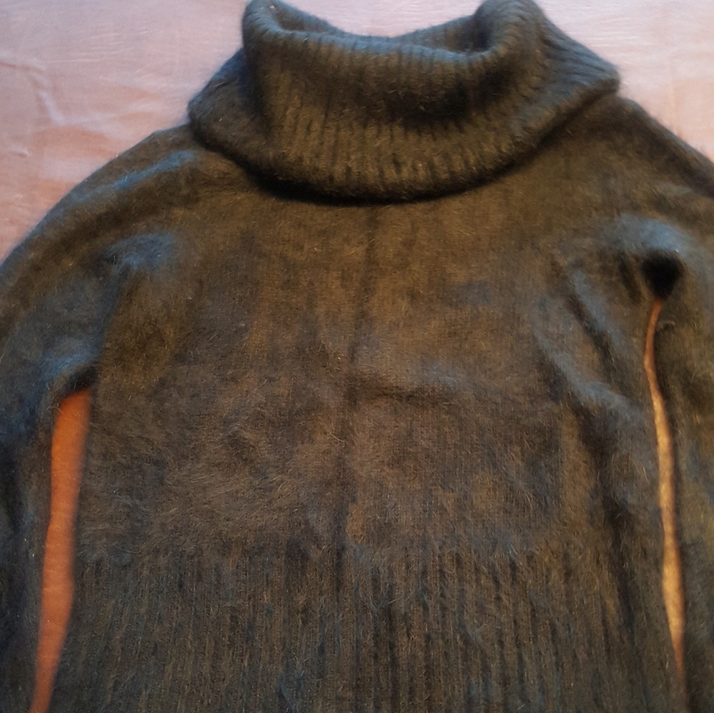 Beautiful size S Spiegel Angora Black Sweater
